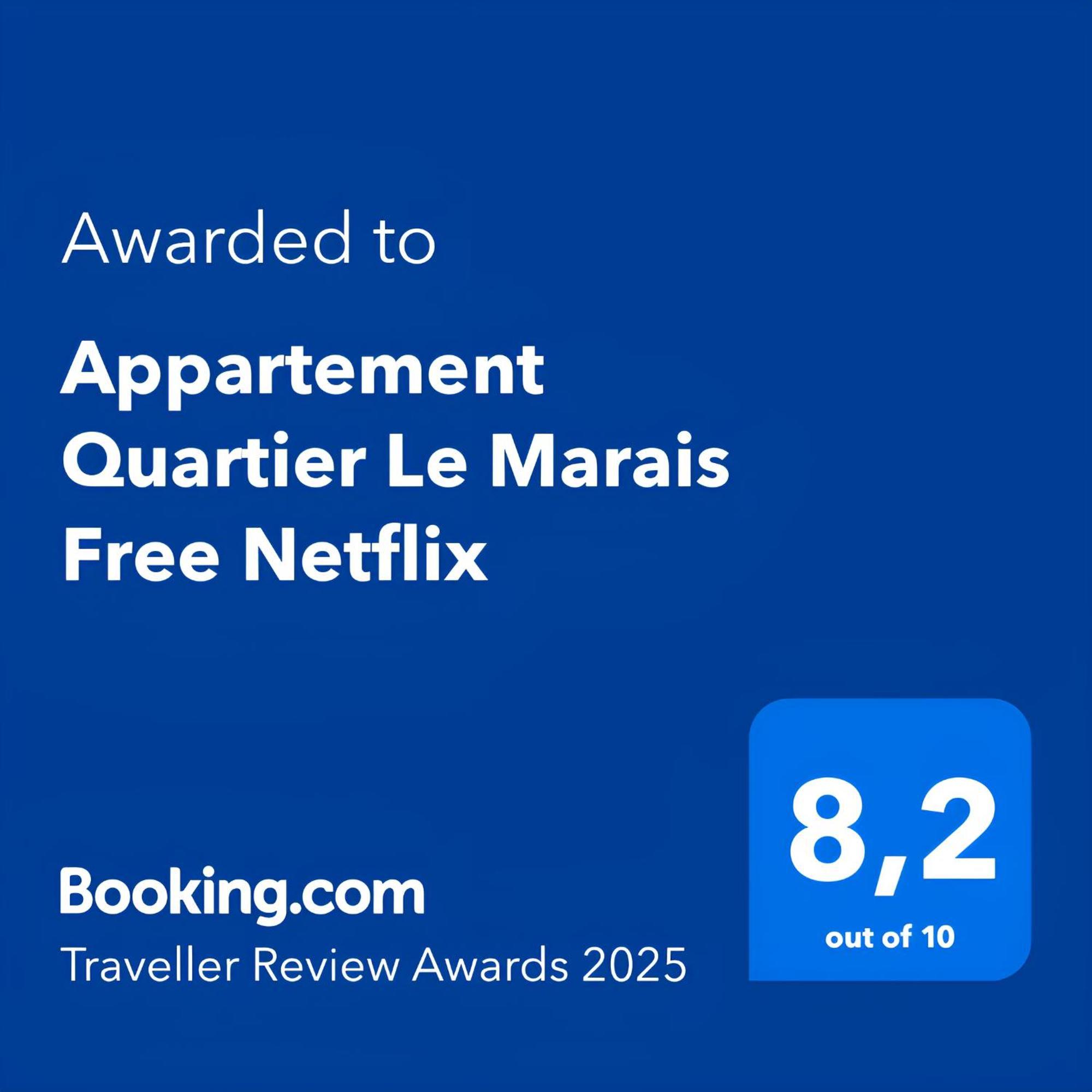 Appartement Quartier Le Marais Free Netflix Paris Exterior photo